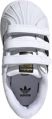 adidas Originals Kids' Superstars Running Shoe, White/Black, 4 M US in Kuwait