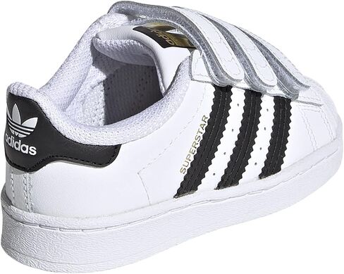 adidas Originals Kids' Superstars Running Shoe, White/Black, 4 M US in Kuwait