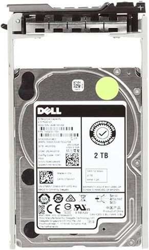 DELL 2TB 7.2K SAS 2.5" 12Gbps Hard Drive W/8FKXC Tray 13TH Generation Compatible with R430 R730 R630 R730XD T340 T430 T6 (Certified Refurbished) in Saudi Arabia