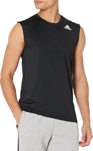adidas Men's Techfit Sleeveless Fitted Tee in Saudi Arabia