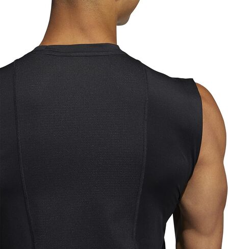 adidas Men's Techfit Sleeveless Fitted Tee in Saudi Arabia
