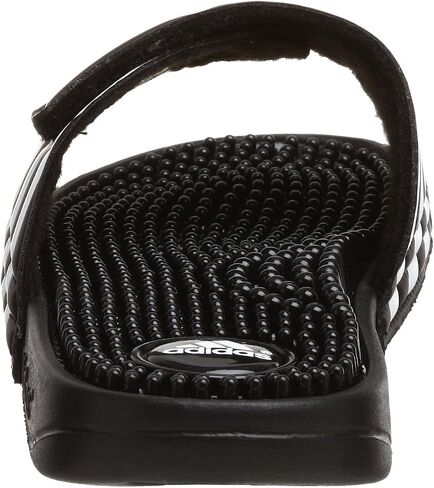 adidas Women's Adissage Slides Sandal, Black/Black/Running White, 4 in Saudi Arabia