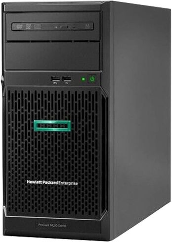 HP ProLiant ML30 Gen10 Tower Server Bundle with Intel Xeon E-2124 Quad-Core 3.3GHz, 32GB DDR4, 4TB SSD, RAID, Windows Server 2019 Standard (Renewed) in Saudi Arabia