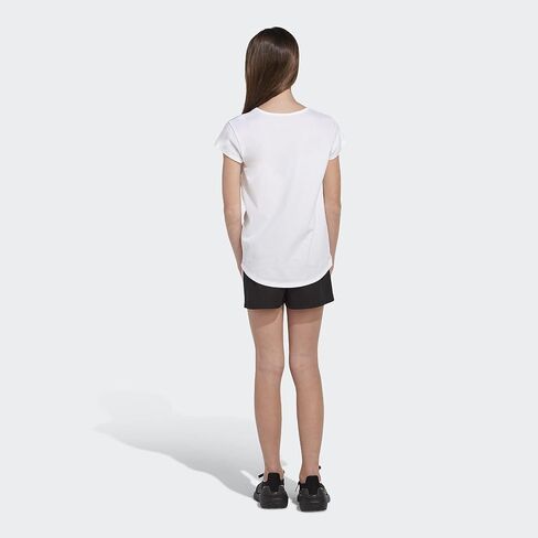 adidas Girls' Short Sleeve Scoop Neck Graphic Tee in Saudi Arabia