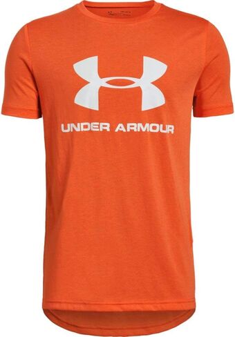 تيشيرت بأكمام قصيرة وشعار رياضي للأولاد من Under Armour in Kuwait