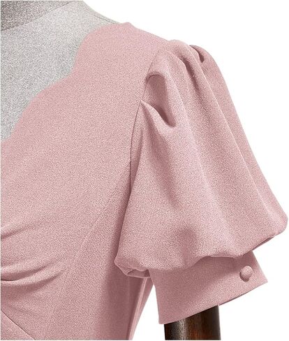 فستان كوكتيل ضيق للسيدات من AISIZE من الأربعينيات من القرن الماضي برقبة على شكل حرف V in Kuwait