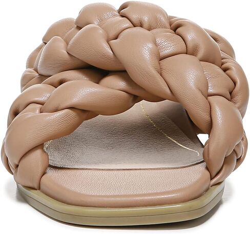 Vionic Women's Braided Vio-Motion Insole Slide Sandal- Supportive Dressy Flat Sandals That Includes an Orthotic Insole and Cushioned Outsole for Arch Support, Medium and Wide Fit in Saudi Arabia