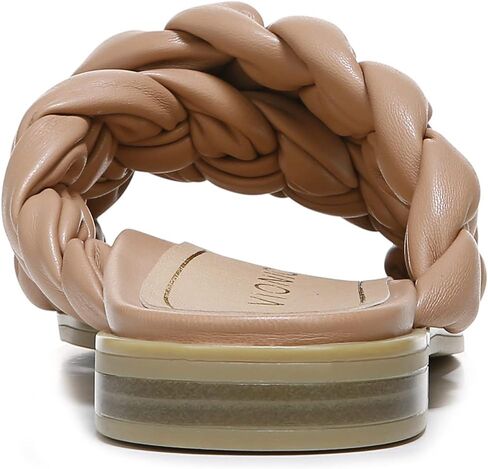 Vionic Women's Braided Vio-Motion Insole Slide Sandal- Supportive Dressy Flat Sandals That Includes an Orthotic Insole and Cushioned Outsole for Arch Support, Medium and Wide Fit in Saudi Arabia