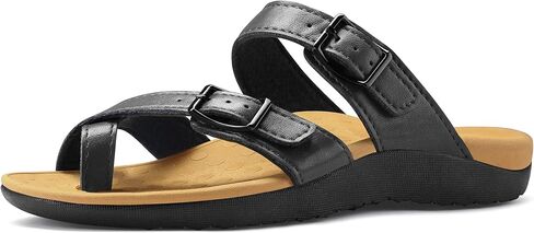 mysoft Women's Slide Sandals Adjustable Orthopedic Flip Flops Arch Support Comfortable Walking Summer Shoes in Saudi Arabia