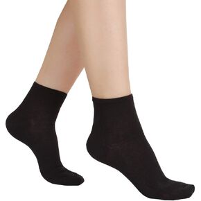 EABERN Women's Ultra Thin Cotton Dress Socks,Summer Lightweight Casual Above Ankle Crew Socks 6 or 12 Pairs