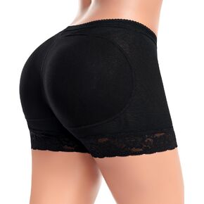 Padded Underwear for Women Butt Pads Shapewear Shorts Booty Padding Lace Panties Butt Lifter Hip Enhancer