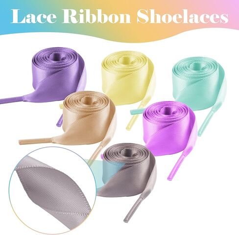 15 زوجًا من أربطة الأحذية، أربطة حذاء بشريط من الدانتيل للنساء والفتيات والأطفال ومعظم الناس، بطول 120 سم وعرض 2 سم (حوالي 47 بوصة × 0 بوصة) in Kuwait