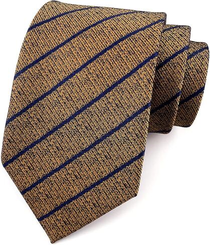Elfeves Men's Trendy Striped Patterned Formal Ties Business College Daily Woven Neckties in Kuwait