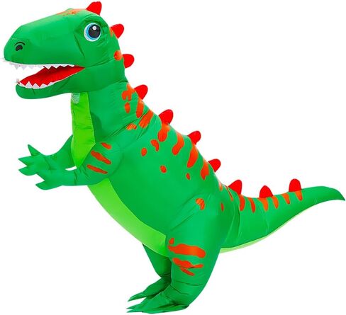 زي تنكري قابل للنفخ للبالغين على شكل ديناصور تي-ريكس من كوي زي تنكري فاخر لحفلات الهالوين والحفلات التنكرية التنكرية التنكرية التنكرية والزي التنكري للبالغين in Kuwait