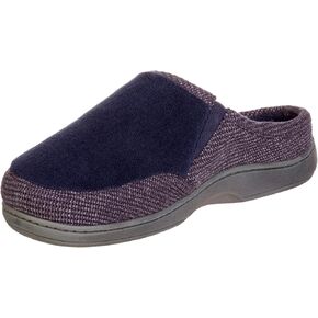 isotoner Men's Microterry and Waffle Travis Slip-on Hoodback Slipper in Kuwait