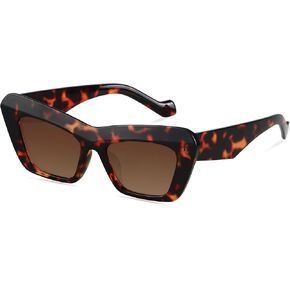 ANDWOOD Cat Eye Sunglasses for Women Polarized Cateye Frames Fashion Vintage Square Classic Retro Sun Glasses