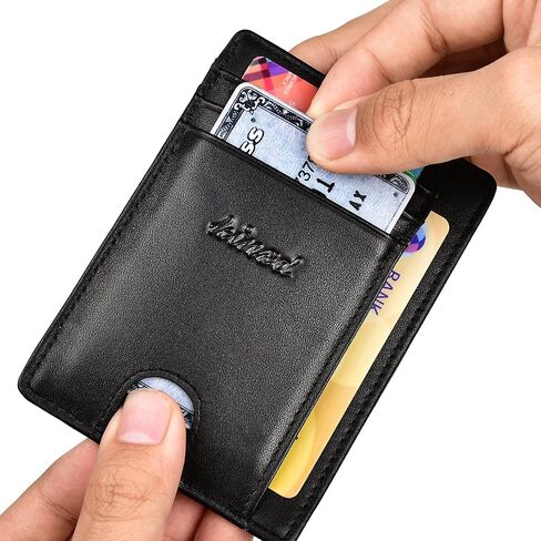 محفظة نحيفة وبسيطة للجيب الأمامي RFID وحامل بطاقات الائتمان رفيع للرجال والنساء in Kuwait