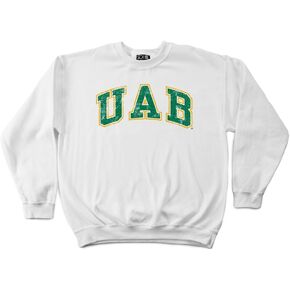 سويت شيرت بفتحة رقبة مستديرة من NCAA Alabama Birmingham Blazers 50/50 ممزوج بوزن 226.7 جم