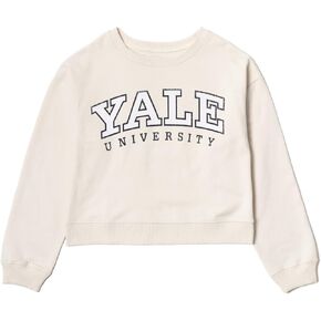 سويت شيرت من الصوف للفتيات الكبيرات من جامعة ييل، رمادي، 14-16 in Kuwait