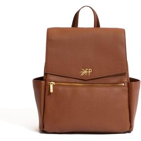 Freshly Picked Mini Classic Diaper Bag Backpack, Vegan Leather Baby Diaper Bag, Backpack Diaper Bag for Women (Aspen)