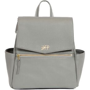 Freshly Picked Mini Diaper Bag II Backpack – Premium Vegan Leather Small Baby Bag without Changing Pad, Compact, Lightweight & Stylish for Moms On-the-Go, Cognac in Saudi Arabia