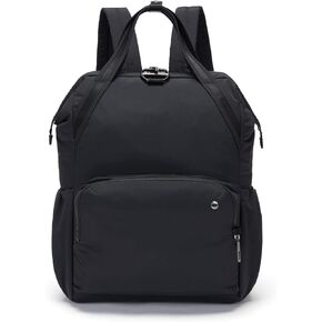 PacSafe Women's Citysafe CX 17L Anti Theft Backpack-Fits 16 inch Laptop, Black, One Size