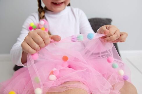 Tutu Skirt and Accessories for Girls 0-8Years | Pom Pom Tutu for Girls | Birthday Tutu Skirt in Saudi Arabia