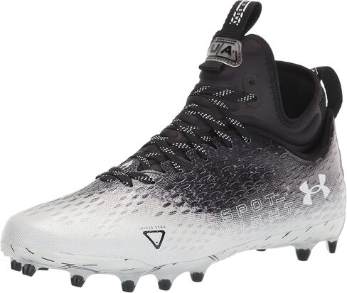 Under Armour Men's Spotlight Lux MC 2.0 Football Shoe, (001) Black/White/White, 9 in Saudi Arabia