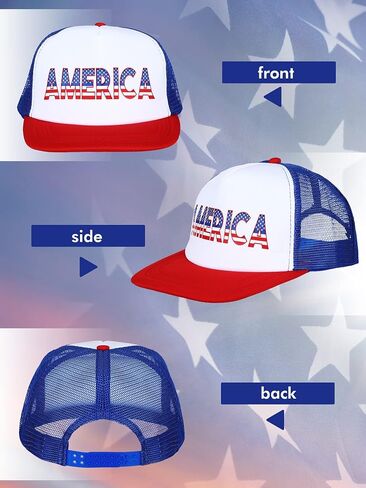 Matiniy 3Pcs Mullet Wig Hat Set Include Hat Wig and Sunglasses for Men 4th of July White Trash Party Supply in Saudi Arabia