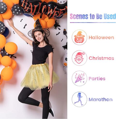 Simplicity Women's Adult Classic Elastic 3 or 4 Layered Tulle Tutu Skirt in Kuwait