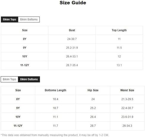 SHENHE Girl's 2 Piece Swimsuit High Waisted Spagehtti Strap Chevron Tape Bathing Suit in Saudi Arabia