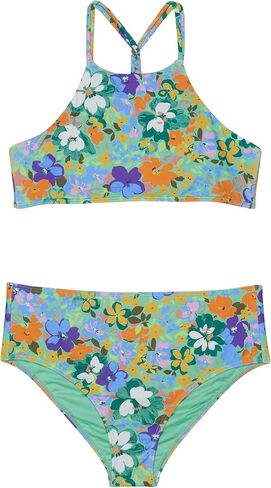 O'NEILL Girl's High Neck Swimsuit - Swim Set for Girls with Matching Bikini Top and Bottom in Saudi Arabia
