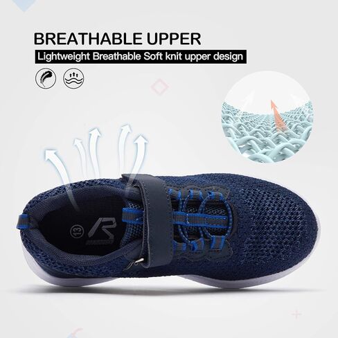 أحذية RUNSIDE للأطفال، أحذية رياضية للأولاد والبنات خفيفة الوزن للمشي/الجري أحذية تنس (طفل صغير/طفل صغير/طفل كبير) in Kuwait