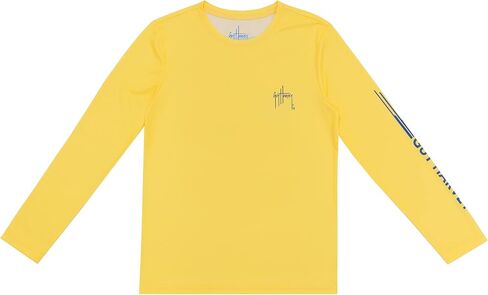 قميص أداء بأكمام طويلة للأولاد من Guy Harvey مع حماية من أشعة الشمس بعامل حماية من أشعة الشمس بدرجة 30+ in Kuwait