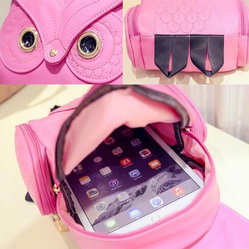 WYSBAOSHU Fashion Owl Backpack Women Pu Leather Mini Bag in Saudi Arabia