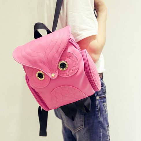WYSBAOSHU Fashion Owl Backpack Women Pu Leather Mini Bag in Saudi Arabia