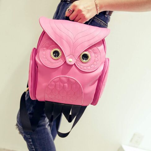 WYSBAOSHU Fashion Owl Backpack Women Pu Leather Mini Bag in Saudi Arabia