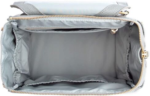 Freshly Picked Mini Diaper Bag II Backpack – Premium Vegan Leather Small Baby Bag without Changing Pad, Compact, Lightweight & Stylish for Moms On-the-Go, Cognac in Kuwait