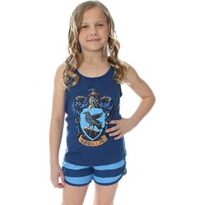 طقم بيجامة وسروال قصير من Harry Potter Big Girls Hogwarts House Crest Racerback in Kuwait