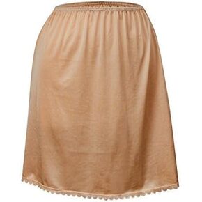 Valair Classic Short and Long Half Slip Skirt for Ladies and Girls - Slight Flair - Anti Static - Ranges 14" Till 34"