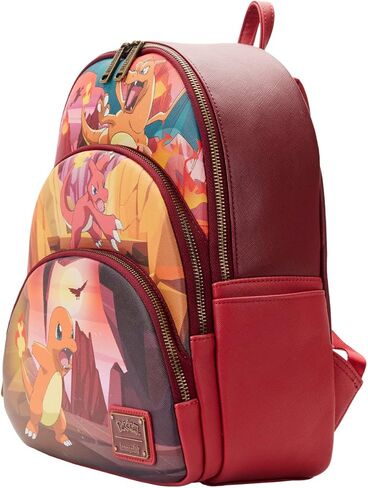 Loungefly Pokemon Charmander Evolutions Triple Pocket Backpack in Kuwait