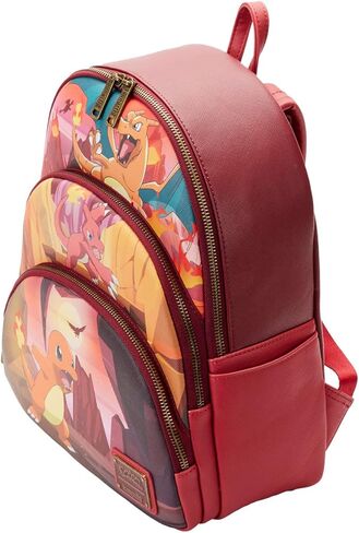 Loungefly Pokemon Charmander Evolutions Triple Pocket Backpack in Kuwait