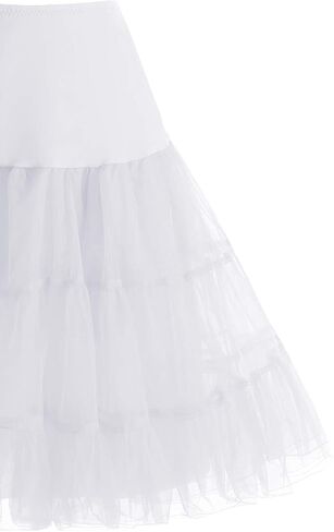 HomRain Women‘s Vintage 50s Petticoat Skirts Crinoline Tutu Underskirt Dress in Saudi Arabia