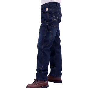 BOCOMAL FR Pants for Men Flame Resistant Duck and Denim Carpenter pants Fire Retardant Jeans