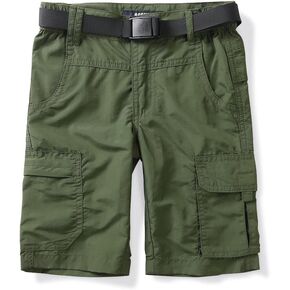 Men's Cargo Hiking Shorts Boys Quick Dry Lightweight Relaxed Fit Casual Outdoor Shorts