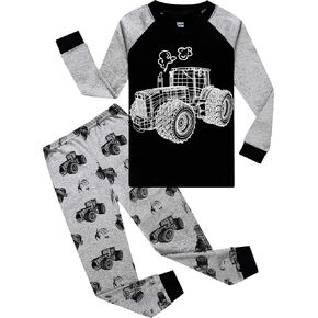 KikizYe Little Boys Long sleeve Pajamas Kids jammies Child Pjs in Saudi Arabia