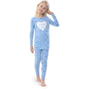 طقم بيجامة نوم مريح للفتيات على شكل قلوب من MyFav، Sweet Dream Leisure Nighty