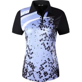جانيسيان المرأة الرياضة في الهواء الطلق الجافة تناسب قصيرة الأكمام بولو تي شيرت Poloshirt تي شيرت جولف التنس SWT251