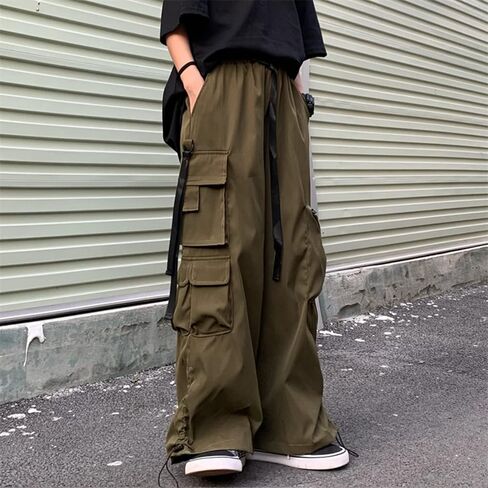 Women Joggers Goth Y2K Baggy Loose Pants Outdoor Cargo Pants Punk Streetwear in Kuwait