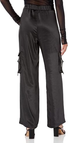 The Drop Women's Jessenia Shine Cargo Pants in Saudi Arabia